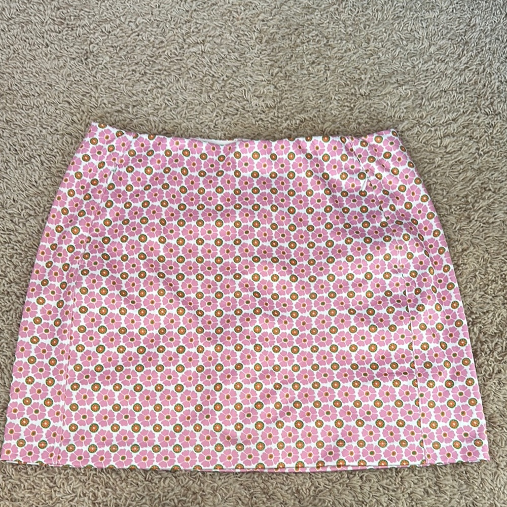Tory Sport Floral Pink Skirt with built in shorts